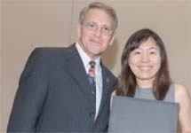 Dr. Jingyun Wang of Salus University Receives AOF Johnson & Johnson Vision Care, Inc. Innovation in Education Grant